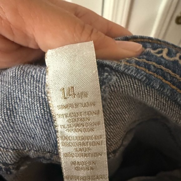 Justice Blue Bootcut Jeans Classic Style - Picture 11 of 11